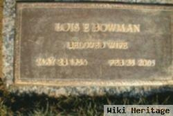 Lois E. Flopwers Bowman