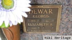 Elizabeth R Dewar