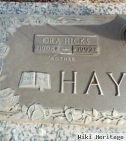 Ora Hicks Haymore