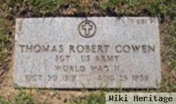 Sgt Thomas Robert Cowen