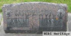 John E "jack" Sanderson