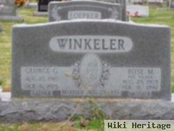 George G. Winkeler, Sr