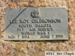 Pvt Lee Roy Gilbronson