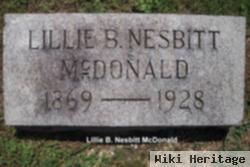 Lillie Belle Nesbitt Mcdonald