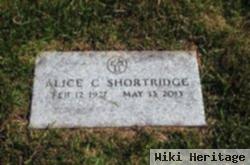 Alice C Shortridge