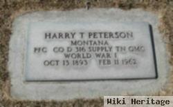 Pfc Harry T. Peterson