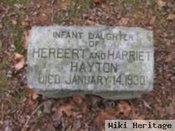 Infant Daughter Hayton