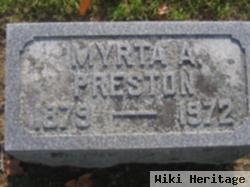 Myrta A Preston