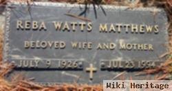Reba Lucille Watts Matthews