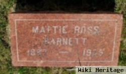 Martha C "mattie" Ross Barnett