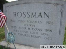 Anna Margaret Evans Rossman