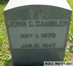 John G Gambler