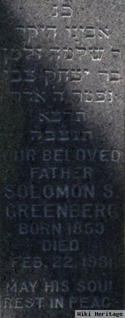 Solomon S. Greenberg