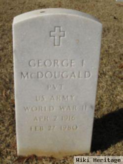 Pvt George I Mcdougald