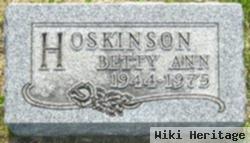 Betty Ann Hoskinson
