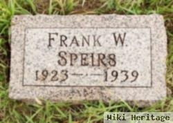 Frank W Speirs