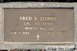 Fred E. Lowry