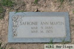 Safronie Ann Martin