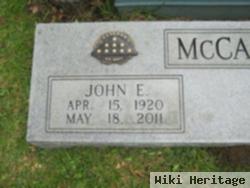 John E Mccaskill