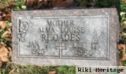 Alma Louise Rhoades