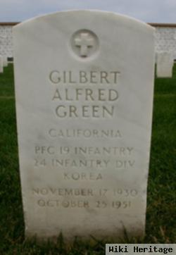 Pfc Gilbert Alfred Green