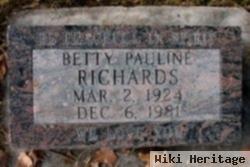 Betty Pauline Miller Richards