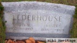 Walter E Lederhouse