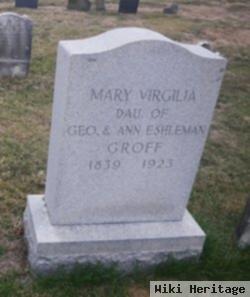 Mary Virginia Groff