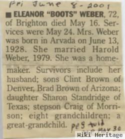 Eleanor D "boots" Weber