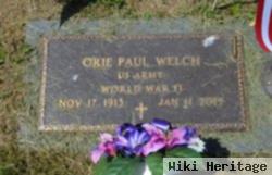 Orie Paul Welch