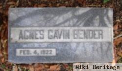 Agnes Gavin Bender