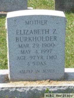 Elizabeth Zimmerman Burkholder