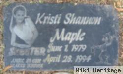 Kristi Shannon "skeeter" Maple