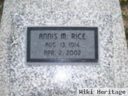 Annis Marie Rice