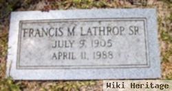 Francis Marion "frank" Lathrop, Sr