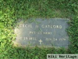 Cecil H Gaylord