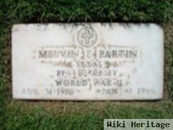 Pfc Melvin E Partin