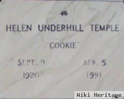 Helen "cookie" Underhill Temple