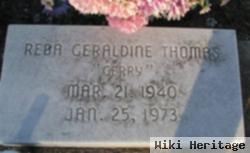 Reba Geraldine "gerry" Thomas