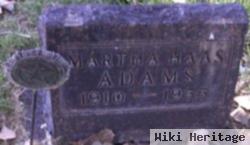 Martha Haas Adams