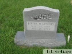 Bertha Mae Stone Burton Gregory