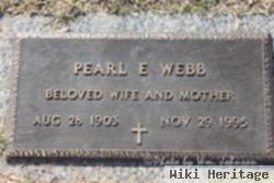 Pearl E Webb