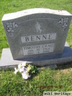 Timothy Craig Benne