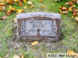 Wayne L. Rank