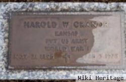 Harold W. Cranor