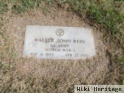 Walter John Rein