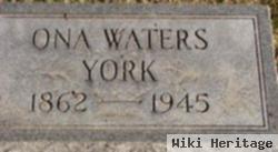 Ona Waters York