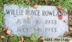 Willie Royce Rowland