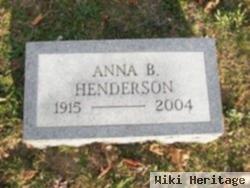 Anna B Dickinson Henderson