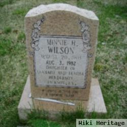 Minnie H. Wilson